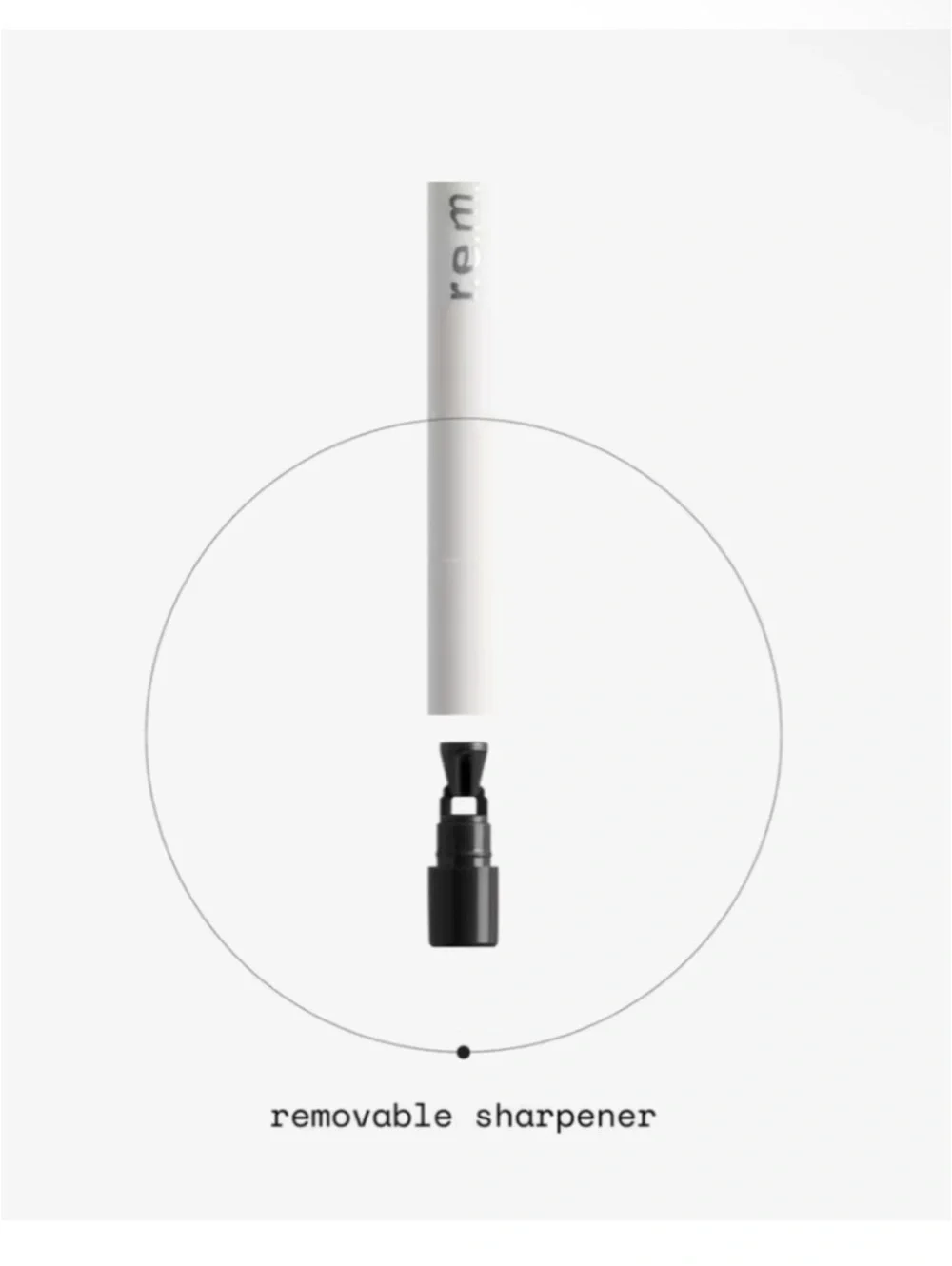 r.e.m. Beauty At the Borderline Gel Eyeliner Pencil in Bardot Black NEW